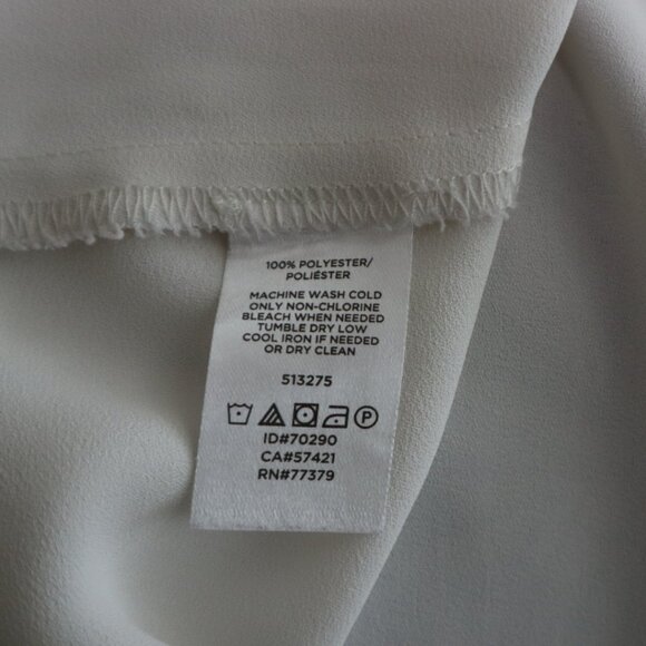 Ann Taylor | Cream Ruffle Blouse, Size Small - Picture 10 of 10